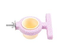 Bebedero para Jaula De Pájaros | Cuenco Y Plato Con Percha En Jaula De Aves - Recipiente para Agua De Loros,para Periquitos Agapornis Canarios Cacatúas Y Ninfas