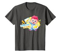 Bebefinn Learning, C'est Amusant ! Finn Kids T-Shirt, Enfant, Asphalte, 10 Ans