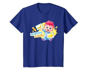Bebefinn Learning, C'est Amusant ! Finn Kids T-Shirt, Enfant, Bleu Royal, 3 Ans