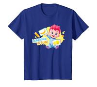 Bebefinn Learning, C'est Amusant ! Finn Kids T-Shirt, Enfant, Bleu Royal, 6 Ans
