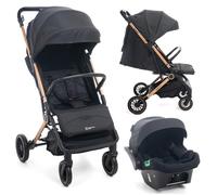 BEBELISSIMO - Poussette combinée duo 2 en 1 - siège auto 0+ Lioni - dès la naissance - jusqu’à 22kg - noir