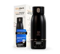 BEBELUX® Chauffe-biberon électrique pour bébé - Pour les déplacements - Charge rapide USB-C 36 W - Sans BPA - Régulation parfaite de la température - Sans germes - Batterie longue durée (noir)
