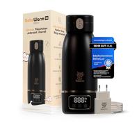 BEBELUX Chauffe-biberon V2 - Chauffe-lait électrique pour bébé pour les déplacements - Charge rapide USB-C 36 W - Sans BPA - Régulation parfaite de la température - Sans germes et anti-fuite