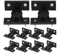 BEBEMOKO 10 Pièces de Raccords à Emboîtement en Nylon pour Panneaux de Meubles Clips de Restriction d'Armoire Réglables Fixation Push-In pour Armoires et Étagères Accessoire de