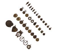 BEBEMOKO 1ensemble Charms Vintage Thème Horloger Pour De Pendentifs Et Accessoires De Bijoux Pour Créations Artisanales