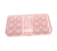 BEBEMOKO 1ensemble Organisateur De Lentilles De Étanche Boîte De Rangement Portable pour Femmes Étui Compact pour Lentilles Cosmétiques Volume avec Compartiments pour Voyager
