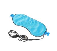 BEBEMOKO 1pièce Masque De Sommeil Chauffant Usb Masque Pour Yeux Apaisant La Lumière Pour Voyage Douce Pour Siestes Couleur Bleue