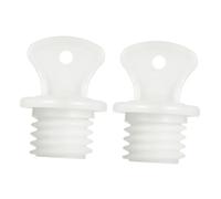 BEBEMOKO 2 Pièces couvercle de bouillotte Couverture mini bouillotte bouteille simple bouchon bouillotte butée caoutchouc bouchon pour d'eau chaude bouchon pour sceller blanche