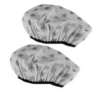 BEBEMOKO 2pièces Bonnet Chauffant Lot De Bonnets De Capillaire Caps Étanches Pour Coloration Et Soins Pour Sauna Et