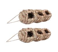BEBEMOKO 2pièces Nids à Oiseaux Tressé De Nichoirs pour Jardins Maisons De Nuit pour Oiseaux Plein Air Accessoire Naturel pour Habitat Aviaire