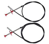 BEBEMOKO 2pièces Outils De Ramassage Flexible Kit De Débouchage De Canalisation Outils De Nettoyage De Drain Pour Retirer Cheveux Et Objets Espaces Étroits