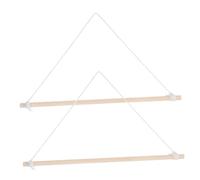 BEBEMOKO 2pièces Support Bois pour Bannière De Jardin Poteau De Drapeau Extérieur avec Fixation Murale Étagère Robuste pour Bannières Et Drapeaux Bois pour Décorer Porches Et Jardins