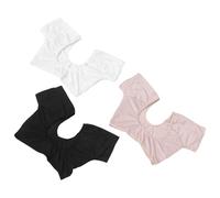 BEBEMOKO 3 pièces Gilet Anti-transpiration Femme Respirant avec Coussinets Sous les Aisselles Maillage Rapide à Séchage pour Absorption de Sueur Protection Renforcée et Réutilisable Lot de