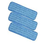 BEBEMOKO 3pièces Tapis De Nettoyage Réutilisables pour Balai Couvertures Lavables pour Sols Durs Recharges De Tête De Balai Remplaçables