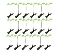 BEBEMOKO 40 Pinces à Cheveux de Germes de Soja Vert Clair, Petites Barrettes Créatives pour Filles, Accessoires Cheveux Mignons pour Fêtes et Cosplay, Lot de 40 Pièces