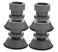 BEBEMOKO 4pièces Lot De Patins Réglables Antidérapants Pour Machine à Laver Avec Tapis Anti-vibrations Pour Sol Protecteur