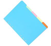 BEBEMOKO 5 pièces Séparateurs de Classeurs Colorés Papier Recharge Organiseur pour Études Bibliques et Bureau