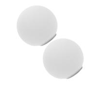 BEBEMOKO Abat-jour Dépoli en Verre Blanc pour Lampe G9, Lot de 2 Sphères Rondes, Lumière Douce Anti-éblouissement, pour Décoration Intérieure Moderne et Salle à Manger