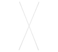 BEBEMOKO Bâton en Fibre de Verre pour Support de Siège de Chaise, Léger et Pratique, 2 Pièces pour Accessoires de Chaise de Réalisateur, pour Bricolage