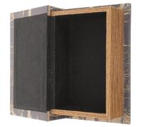 BEBEMOKO Boîte de Rangement Fausse en Bois Style Vintage pour Décoration de Table D'appoint et Rangement Discret Modèle Imitation Livre Décoratif