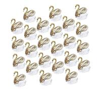 BEBEMOKO Boîtes De Pièces Boite de bonbons service en forme de Cas bonbonnière coffret bonbon étagères de rangement boite coffre- du festival porte- Plastique Golden