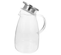 BEBEMOKO Bouilloire Électrique Verre Borosilicate avec Infuseur Intégré Capacité pour Boissons Chaudes et Froides Design Élégant pour Maison et Bureau