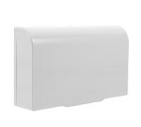 BEBEMOKO Cache-Prises Étanche Double 86 Type Boîte de Sortie Extérieure Blanche Adhésive Protection Boîtier Prise Électrique pour Interrupteur et Prise Murale Accessoires