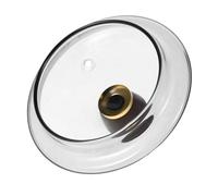 BEBEMOKO Couvercle De Théière En Verre Gris, Accessoire De Rechange Résistant à La Chaleur, Joint Anti-fuite Étanche, Compatible Pour Usage Maison Et Bureau