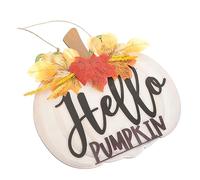 BEBEMOKO Décoration De Porte Forme De Citrouille Pour Thanksgiving Panneau Accueil Automnal Décor Intérieur Et Extérieur