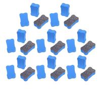 BEBEMOKO Effaceurs de Tableau Blancs en Feutre Eva 24 Pièces Forme Os Légers et Portables pour Écoles et Bureaux, Accessoires Pratiques pour Effaceur à Sec