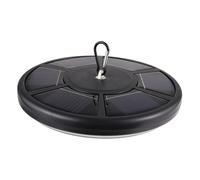 BEBEMOKO Lampe Solaire Extérieure pour Mât de Drapeau LED Résistante Étanche pour Jardin Camping Extérieur