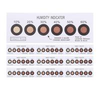BEBEMOKO Lot de 10 Cartes Indicatrices d'Humidité Smd Réutilisables Changement Couleur Bleu à Rose Format Compact pour Contrôle Précis de L'Humidité Stockage et Électronique