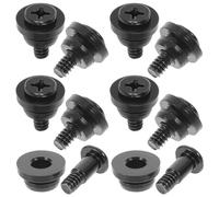 BEBEMOKO Lot de 10 Vis D'absorption des Chocs en Fer pour Disque Dur 3,5 Pouces, Installation Facile et Rapide, Adaptées aux Disques Durs Mécaniques et SSD