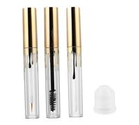 BEBEMOKO Lot de 3 Flacons Vides pour Mascara et Gloss 4 Ml Transparent en Plastique Réutilisable pour DIY Cosmétiques Débutants Usage Quotidien Voyage