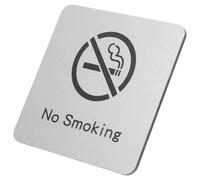 BEBEMOKO Panneau Interdiction de Fumer Aluminium Résistant et Étanche pour Bureaux et Commerces Signalisation Claire pour Sensibilisation Santé