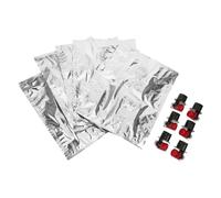 BEBEMOKO Paquet à Vin Réutilisable 6pcs avec Bec Verseur Capacité 2l Pochette Étanche en Plastique pour Et Voyages Paquet Portable pour Boissons Poche à Vin Pratique