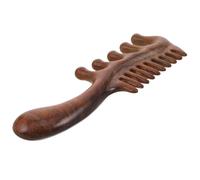 BEBEMOKO Peigne De Massage Bois Multi-usages Pour Chevelu Peigne Bois De Santal à Cinq Dents Pour Les Et Favoriser La Détente