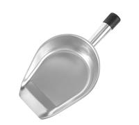 BEBEMOKO Pelle à Poussière en Acier Inoxydable Épais, Petite Taille à Bouche Étroite, Pelle à Main Résistante Antirouille pour Nettoyage Ménager et Bureau, Accessoire Pratique