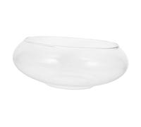 BEBEMOKO Petit Pot De Fleurs en Verre Hydroponique pour Plantes Aquarium De Bureau Décoratif Et Transparent Jardin Intérieur Bol à Poissons