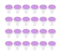 BEBEMOKO Pièces de Rechange pour Lime à Ongles Électrique Bébé 24 Coussinets de Meulage Violet pour 6-12 Mois Compatibles Tondeuses Universelles Tampons pour Soin des Ongles Bébé Usage