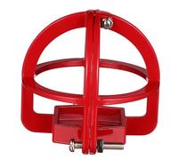 BEBEMOKO Protection Métallique Tête de Gicleur Incendie Rouge Couvre-Cage Antirouille pour sous-sols Hôtels Commerces Installation Facile et Maintenance Rapide