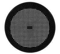 BEBEMOKO Tamis à Terre Rond en Plastique Noir, Tamis à Gravier et Compost pour Jardinage, Outil Manuel pour Filtrage Précis du Sol, Tamisage de Sable, Terreau et Particules, Accessoire