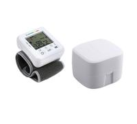 BEBEMOKO Tensiomètre De Poignet Électronique Avec Voix Anglaise Moniteur De Tension Artérielle Et Portable Pour Maison Et Voyage Automatique Santé