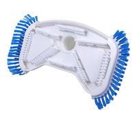 BEBEMOKO Tête Aspiration de Piscine avec Brosses Latérales Outil de Nettoyage Éfficace pour Creusées Sol Blanc