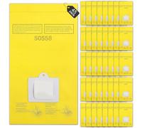 BEBEMOR Lot de 45 sacs d'aspirateur de rechange - Compatible avec Kenmore Canister Type C/Q 5055, 50555, 50557, 50558 et Panasonic Type C-5 C-18 - Sacs d'aspirateur de qualité supérieure (45 pièces)