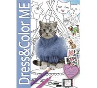 Bebes animaux dress & color me - Collectif - Book'n App - broché - Document jeunesse