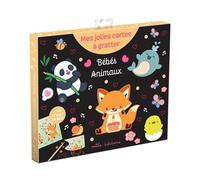 Bébés animaux - Mes jolies cartes à gratter: Pochette avec 8 cartes à gratter et un stylet en bois