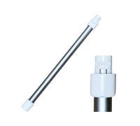 BebeXi Accessoires for Aspirateur À Perche Télescopique, Tube D'extension Électrique, Compatible avec Dreame.V9 V9p V10 V11 V11SE V12 V12 Pro T10 T20 T30 (Size : White Metal rod1.2cm)