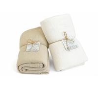 BEBICCO Lot de 2 Langes Bébé 120x120 cm - 100% Gaze de Coton Bio Ultra Douce - Couvertures d’Emmaillotage - Idée Cadeau de Naissance Mixte.