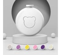 Bébicure Coupe-ongles Électrique Bébé - Lime à Ongles Bébé Douce et Silencieuse avec Lumière LED, Kit de Manucure Sécurisé pour Nouveau-nés et Tout-petits, 6 Têtes de Meulage Incluses (Blanc)